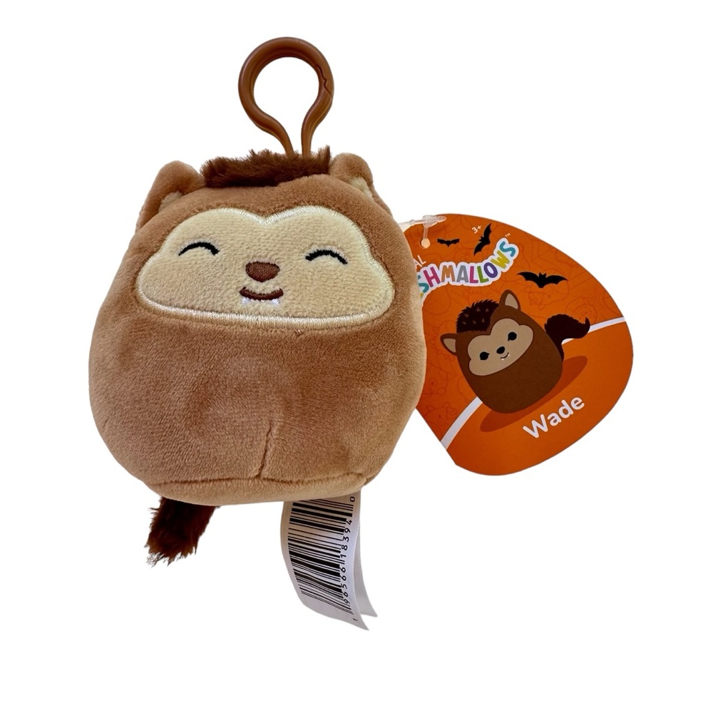 Squishmallow 3.5” Wade the Werewolf Clip